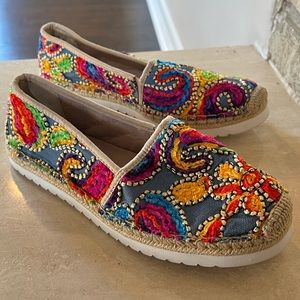 G.H Bass Espadrilles Women Shoes 💜🤍🌺